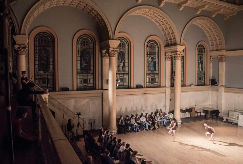 Judson Arts Wednesdays' Bailout Theater, featuring STUFFED: Dinner + Dance. February 2018. Photo: Michelle Y. Thompson