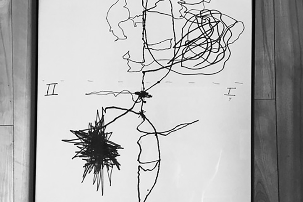Beauty—Toronto. Drawing made in Toronto, Canada during A Lecture on the Performance of Beauty. 2007. © Deborah Hay