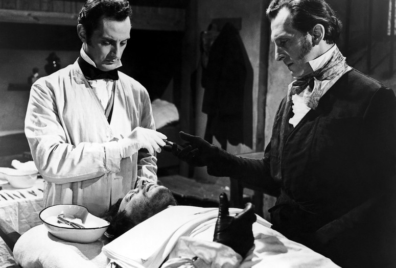 The Revenge of Frankenstein. 1958. Great Britain. Directed by Terence Fisher. Courtesy of Columbia Pictures/Photofest