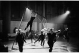 Peter Moore’s photograph of unidentified performers in Joan Baker’s Ritual (detail), 1963. Performed in Concert of Dance #13, Judson Memorial Church, November 20, 1963. © Barbara Moore/Licensed by VAGA, New York, NY. Courtesy Paula Cooper Gallery, New York