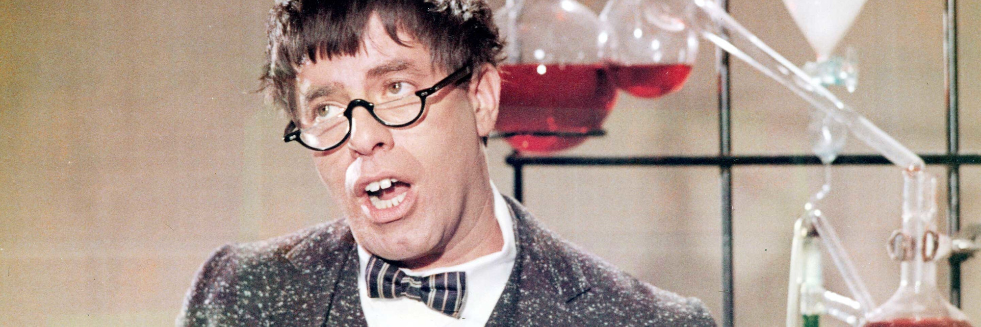 Jerry Lewis as the Nutty Professor on The Jerry Lewis Show, NBC, 1967–69. Courtesy NBC/Photofest