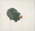 Bruce Nauman. Fist in Mouth. 1990. Cut-and-pasted printed paper and paper with watercolor and pencil on paper, 20 1/4 x 23 3/4" (51.4 x 60.3 cm). The Museum of Modern Art, New York. Purchased with funds given by Edward R. Broida. © 2017 Bruce Nauman/Artists Rights Society (ARS), New York