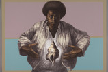 Charles White. Sound of Silence. 1978. Lithograph, 25 1/8 x 35 5/16&#34; (63.8 x 89.7 cm). The Art Institute of Chicago, Margaret Fisher Fund. © The Charles White Archives/ © The Art Institute of Chicago