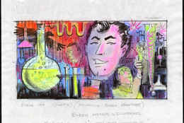 John Lauris Jensen. Storyboard for The Nutty Professor. 1963. USA. Directed by Jerry Lewis. The Museum of Modern Art, New York. Gift of Chris Lewis
