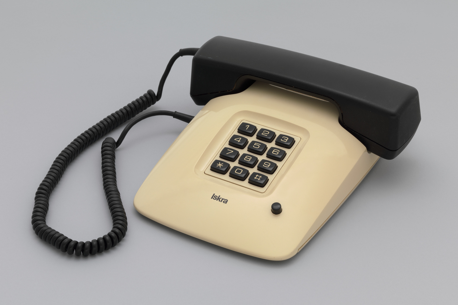 Davorin Savnik. ETA 85 Telephone. 1979. Plastic and other materials. 2 7/8 x 8 3/4 x 10" (7.3 x 22.2 x 25.4 cm). Gift of the Museum of Architecture and Design, Ljubljana, Slovenia. Photo: Thomas Griesel