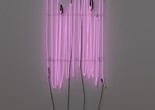 Bruce Nauman. My Last Name Exaggerated Fourteen Times Vertically. 1967. Neon tubing with clear-glass-tubing suspension frame. Glenstone Museum, Potomac, Maryland. © 2018 Bruce Nauman/Artists Rights Society (ARS), New York