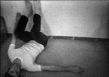 Bruce Nauman. Wall-Floor Positions. 1968. Video (black and white, sound), 60 min. The Museum of Modern Art, New York. Purchase, 2012. Distributed by Electronic Arts Intermix (EAI). © 2018 Bruce Nauman/Artists Rights Society (ARS), New York