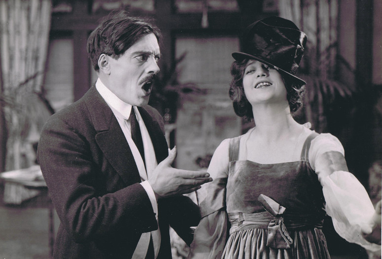 Max Linder, Part Two: "Max Linder and Francine Larrimore from the Essanay short Max Wants a Divorce (1917)"