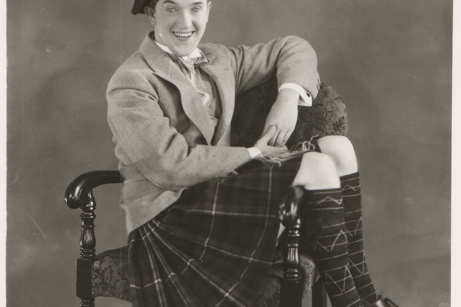 The British Are Coming: "Stan Laurel in a publicity photo for Putting Pants on Philip (1927)"