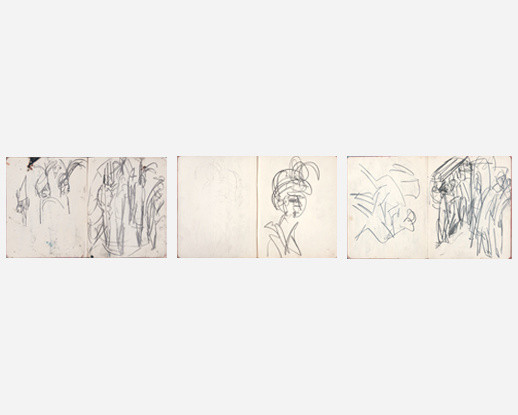 Ernst Ludwig Kirchner. Untitled from Sketchbook 53. 1912–13