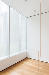 88 9/16 x 3/4" (225 x 1.9 cm) and 41 5/16 x 3/4" (105 x 1.9 cm)
Partial gift of the Daled Collection and partial purchase through the generosity of Maja Oeri and Hans Bodenmann, Sue and Edgar Wachenheim III, Marlene Hess and James D. Zirin, Agnes Gund, Marie Josée and Henry R. Kravis, and Jerry I. Speyer and Katherine G. Farley
© 2014 Peter Downsbrough / Artists Rights Society (ARS), New York