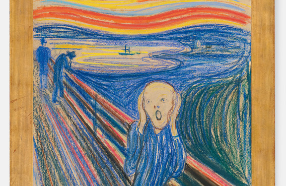 Edvard Munch. The Scream. Pastel on board. 1895. © 2012 The Munch Museum/The Munch-Ellingsen Group/Artists Rights Society (ARS), New York