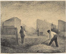 Georges Seurat. Stone Breaker, Le Raincy. c. 1879–81
