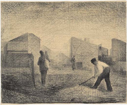 Georges Seurat. Stone Breaker, Le Raincy. c. 1879–81