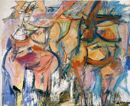 Oil and charcoal on canvas
 40x 50" (101.6 x 127 cm)
 Private Collection
 © 2011 The Willem de Kooning Foundation / Artists Rights Society (ARS), New York