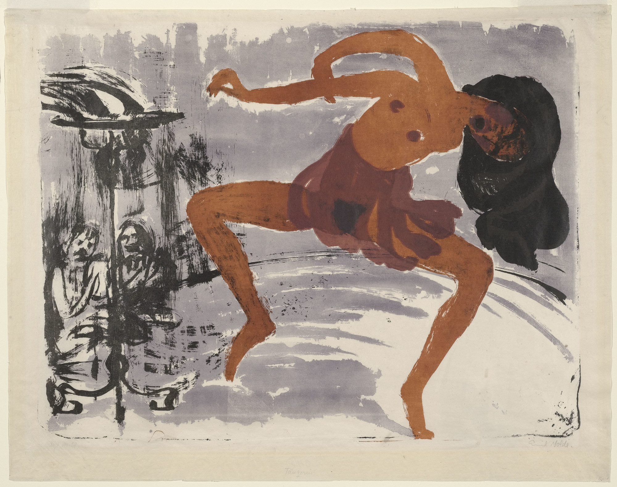 Emil Nolde, _Dancer_, 1913 