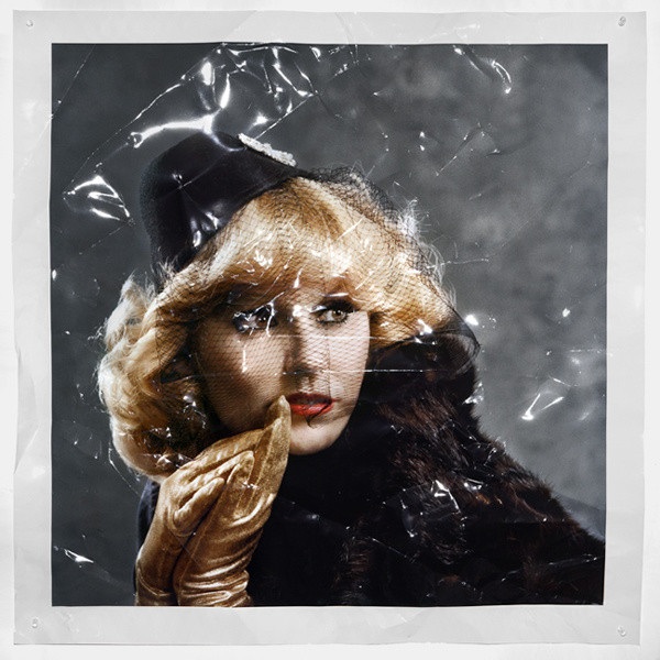 Zoe Crosher. _Mae Wested No. 4 (Crumpled)_. 2012. Chromogenic color print, 43 x 43" (109.2 x 109.2 cm). Courtesy the artist and Perry Rubenstein Gallery, Los Angeles. © 2012 Zoe Crosher