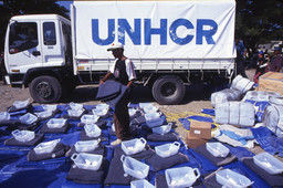 UNHCR United Nations High Commissioner for Refugees
UNHCR Plastic Sheeting
c. 1985