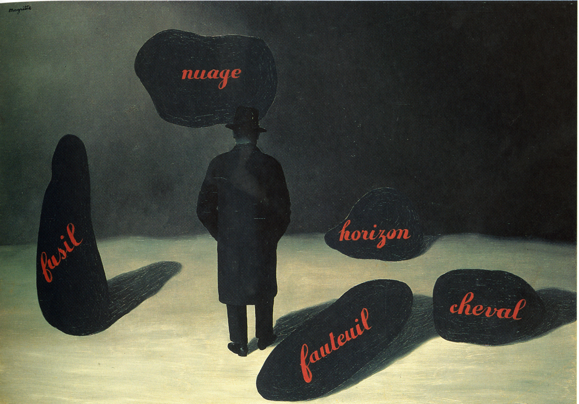 René Magritte. L'Apparition (The Apparition). Paris, 1928 | MoMA