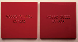 Alighiero Boetti Italian, 1940–1994Rosso Gilera, Rosso Guzzi 1971