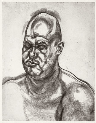 Lucian Freud
(British, born Germany 1922)
Large Head (state II)
1993