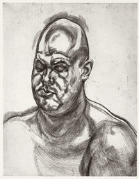 Lucian Freud
(British, born Germany 1922)
Large Head (state II)
1993