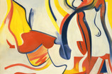 Oil on canvas 70&#34; x 6&#39; 8&#34; (177.8 x 203.2 cm) The Museum of Modern Art, New York. Purchase and gift of Milly and Arnold Glimcher © 2011 The Willem de Kooning Foundation/Artists Rights Society (ARS), New York