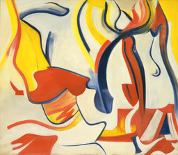 Oil on canvas
 70" x 6' 8" (177.8 x 203.2 cm)
 The Museum of Modern Art, New York. Purchase and gift of Milly and Arnold
 Glimcher
 © 2011 The Willem de Kooning Foundation/Artists Rights Society (ARS), New York