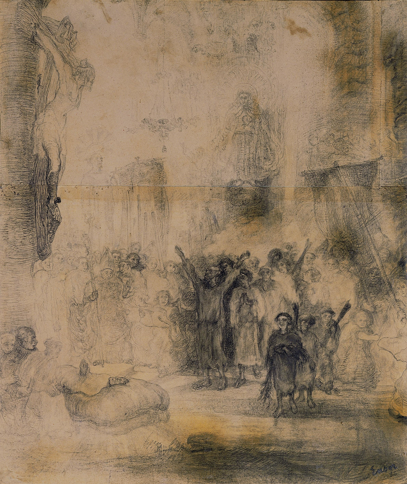 James Ensor. Mystic Death of a Theologian