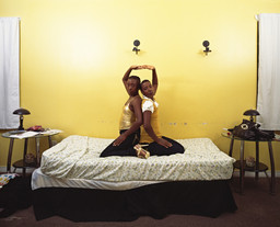 Deana Lawson. Roxie and Raquel. 2010. Pigmented inkjet print, 30 15/16 x 38 9/16" (78.6 x 97.9 cm). The Museum of Modern Art, New York. Fund for the Twenty-First Century. © 2011 Deana Lawson