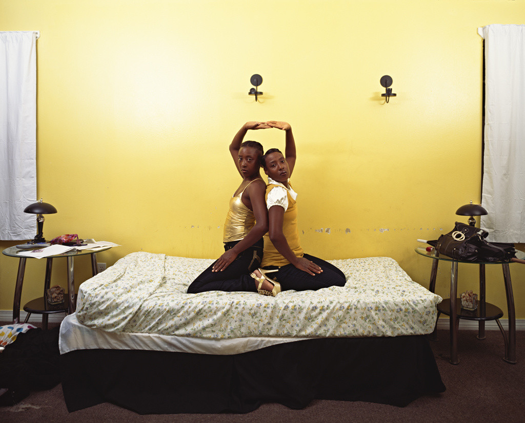 Deana Lawson. _Roxie and Raquel._ 2010. Pigmented inkjet print, 30 15/16 x 38 9/16" (78.6 x 97.9 cm). The Museum of Modern Art, New York. Fund for the Twenty-First Century. © 2011 Deana Lawson