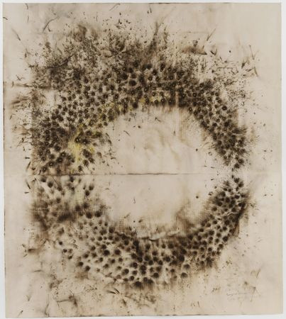Cai Guo-Qiang. Drawing for Transient Rainbow. August 2003