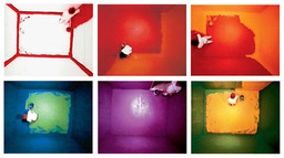 John Baldessari
American, born 1931
Six Colorful Inside Jobs
1977