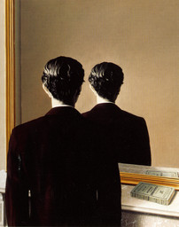 René Magritte. La Reproduction interdite (Not to Be Reproduced). Brussels, 1937