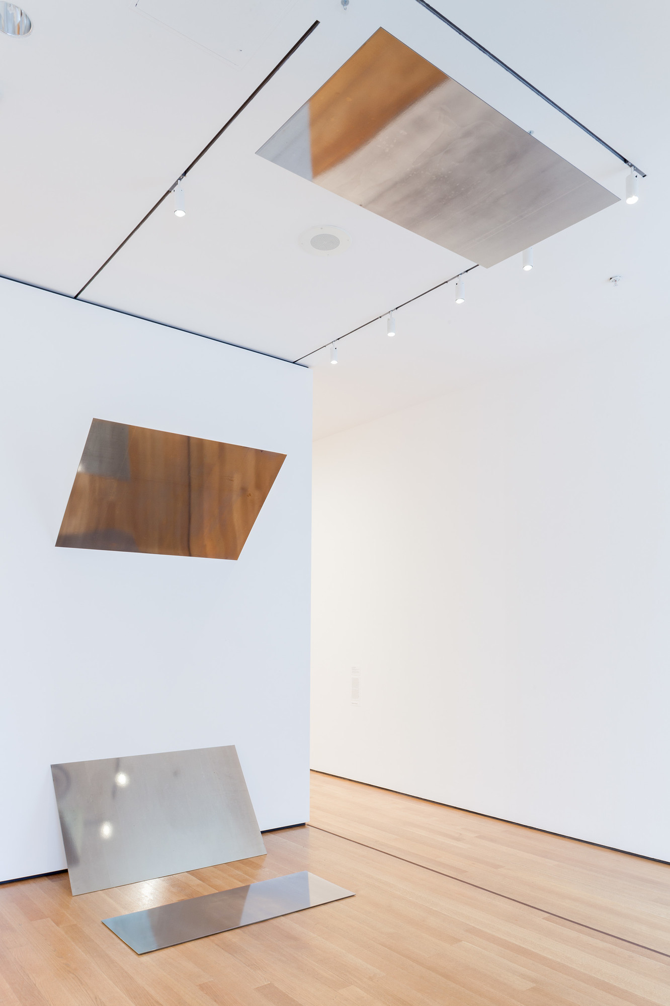 Black and white photograms mounted on metal
Overall 136 x 192 x 58" (345.4 x 487.7 x 147.3 cm), original installation room dimensions 206 x 192 x 216" (523.2 x 487.7 x 548.6 cm)
Acquired through the generosity of Agnes Gund, Mimi Haas, Michael Lynne, Jerry I. Speyer and Katherine G. Farley, and Committee on Painting and Sculpture Funds