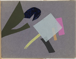 Illustrated book with twelve collage illustrations
 Publisher: Andrei Shemshurin, Petrograd
 Edition: 100 (12 known examples)
 The Museum of Modern Art, New York. Gift of The Judith Rothschild Foundation
