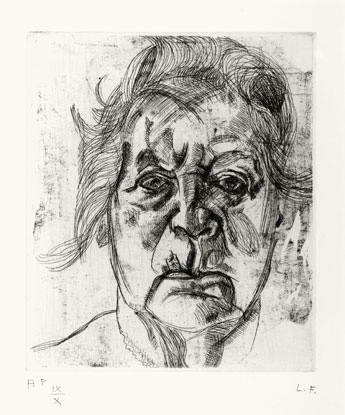 Lucian Freud
(British, born Germany 1922)
The Painter's Mother (final version)
1982