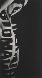 Robert Heinecken. Typographic Nude. 1965. Gelatin silver print, 14 ½ × 7″ (36.8 × 17.8 cm). Collection Geofrey and Laura Wyatt, Santa Barbara, California. © 2014 The Robert Heinecken Trust