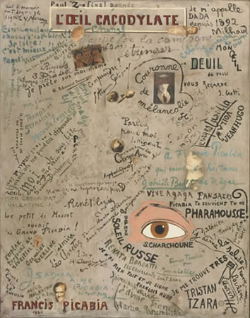 Francis Picabia
(French, 1879-1953)
The Cacodylic Eye (L'Oeil cacodylate)
1921