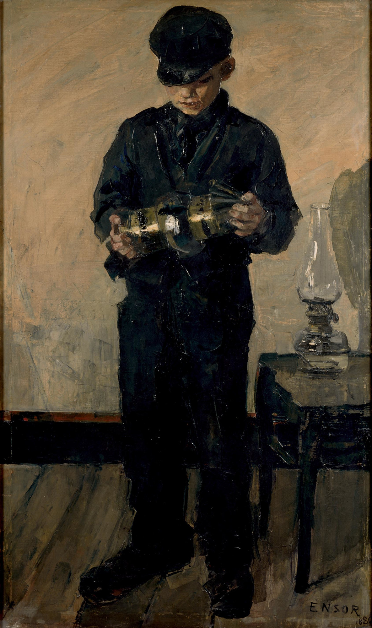 Ensor.  Lamp Lighter