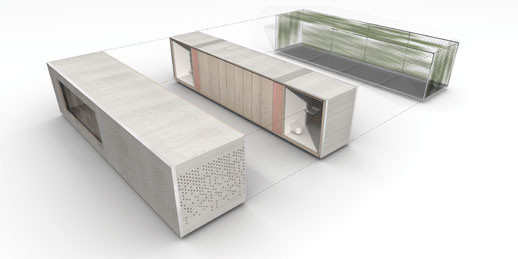  Kaufmann | Rüf Architects, Oskar Leo Kaufmann and Albert Rüf. SYSTEM3 (Exterior). 2008.