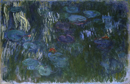 Claude Monet, French, 1840-1926
Water Lilies. 1914-1926
Oil on canvas. 51 1/4" x 79" (130.2 x 200.7 cm)
The Metropolitan Museum of Art, Gift of Louise Reinhardt Smith, 1983.
Image © The Metropolitan Museum of Art