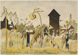 Charles Burchfield (American, 1893–1967) Rogues' Gallery 1916 Watercolor and pencil on paper 13 7/8 x 19 7/8" (35.2 x 50.6 cm) Gift of Abby Aldrich Rockefeller