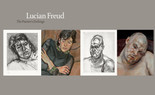 Interactives: Screenshot from Lucian Freud The Painter's Etchings, 2007