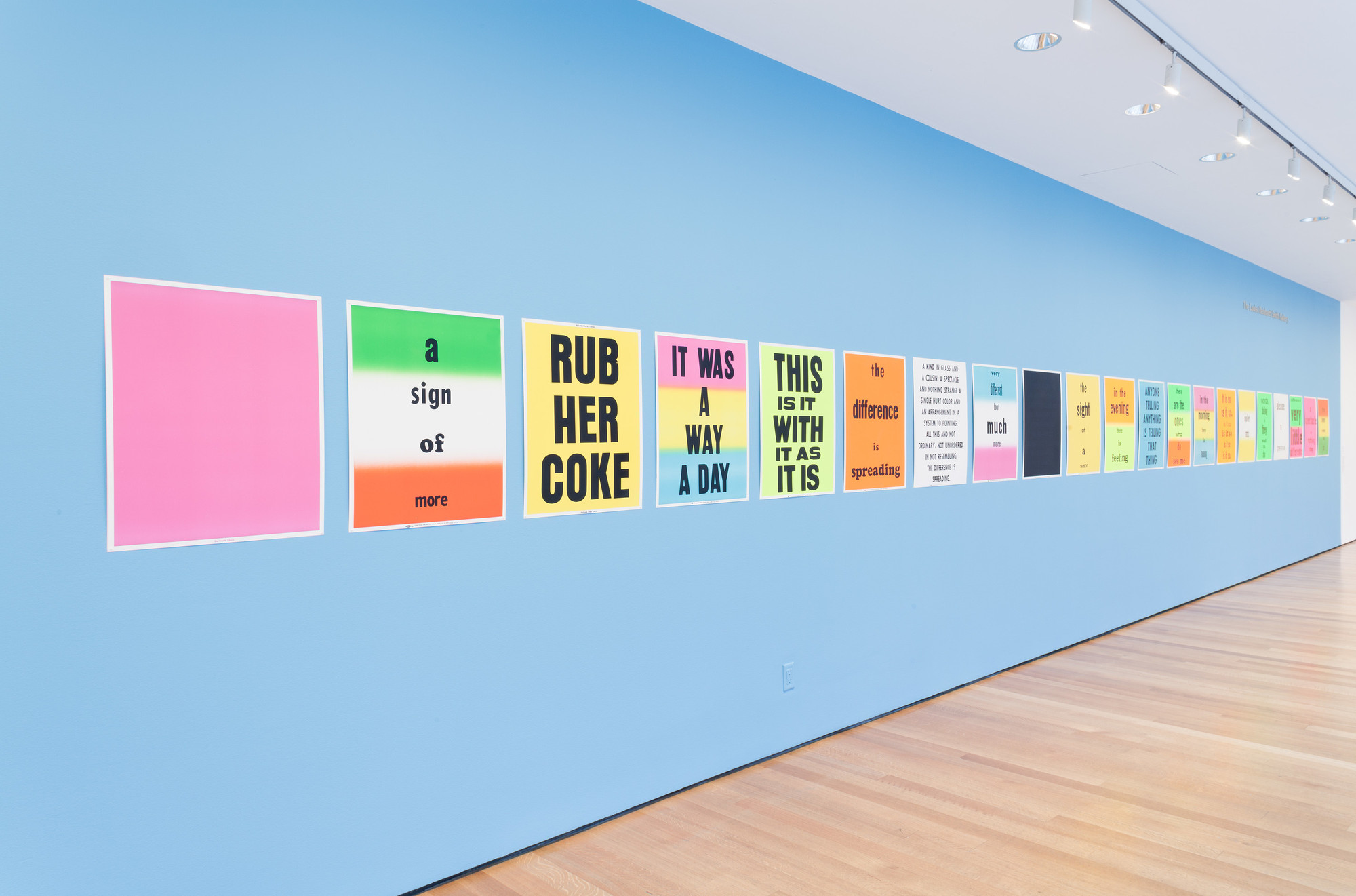 Set of twenty one letterpress posters
Sheet: 28 × 22" (71.1 × 55.9 cm)
The Museum of Modern Art Library
© 2014 Eve Fowler