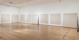 Marker on canvas, 20 parts
Each panel 72 x 72" (182.9 x 182.9 cm)
Partial gift of Stuart and Judy Spence and purchased with funds provided by Edward Joseph Gallagher 3rd Memorial Fund and Mr. and Mrs. Thomas Robins, Jr. (both by exchange)
© 2014 Allen Ruppersberg