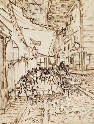 Vincent van Gogh. Café Terrace at Night. 1888