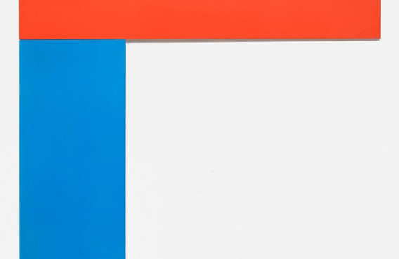 Ellsworth Kelly. Chatham VI: Red Blue. 1971 Oil on canvas, two joined panels The Museum of Modern Art, New York. Gift of Douglas S. Cramer Foundation