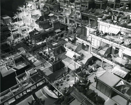 Metastadt-Planungsgesellschaft, Richard J. Dietrich and Bernd Steigerwald. Metacity Building System (Metastadt-Bausystem). 1965–72 (realized); 1969 (model).