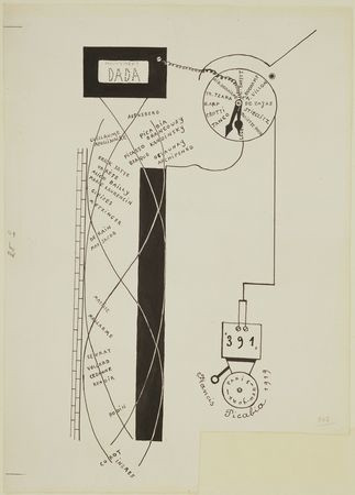 Francis Picabia
(French, 1879-1953)
Mouvement Dada
1919